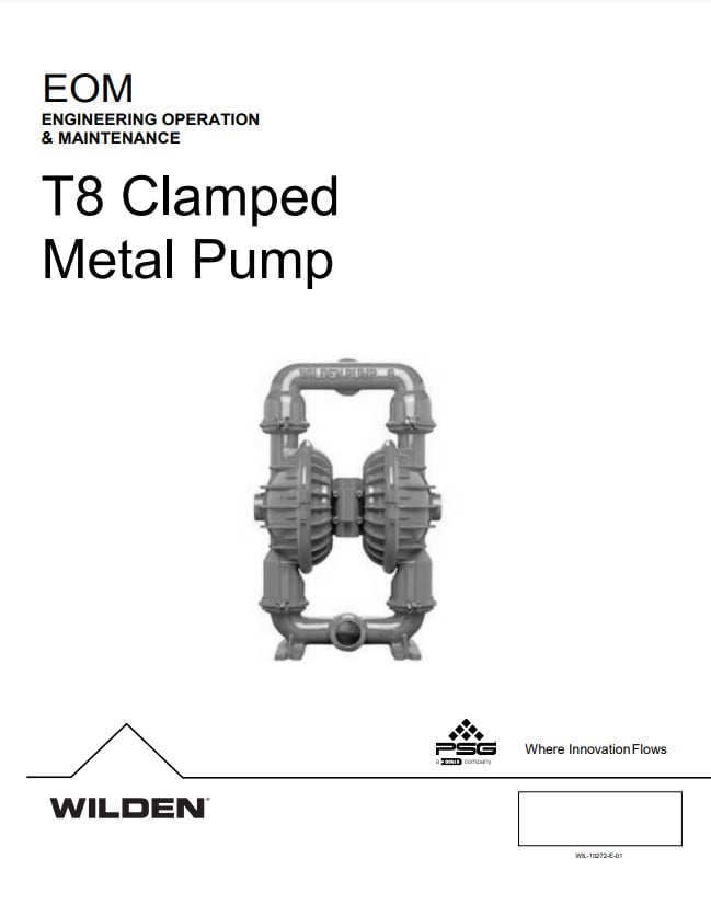 Wilden T8 Turbo-Flo™ Clamped Metal AODD Pump